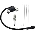 ZAMDOE Ignition Coil For Briggs & Stratton Engines – Replaces 595304, Fits 17HP-20HP Lawn Mower Models-395024