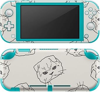 Amazon Co Jp Igsticker Nintendo Switch Lite 専用 デザインスキンシール 全面 任天堂 スイッチ ライト 専用 ゲーム機 カバー アクセサリー フィルム ステッカー エアフリー 猫 動物 イラスト Video Game Video Game ゲーム