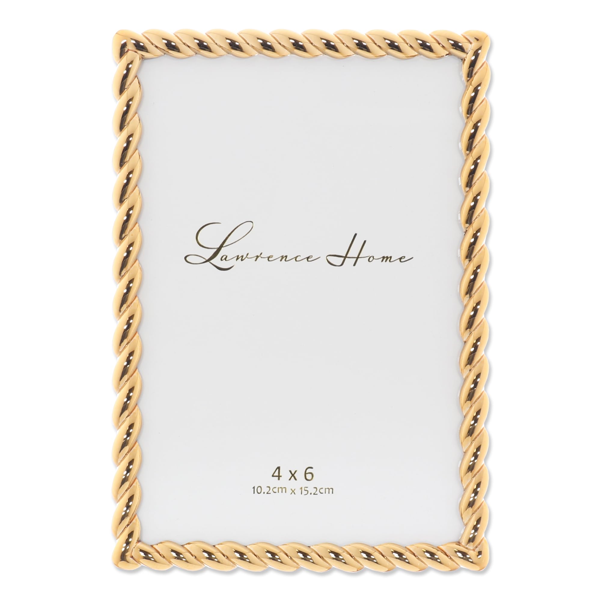 Lawrence Frames 4x6 Golden Rope Picture Frame (712046)