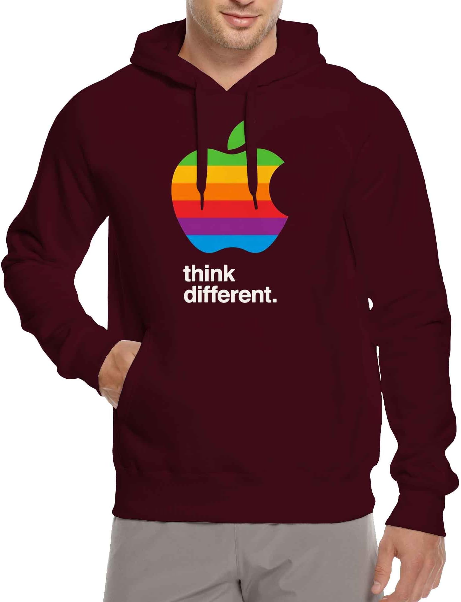 Apple Logo Think Different Vintage Macintosh Hoodie Unisex Sweatshirt SB