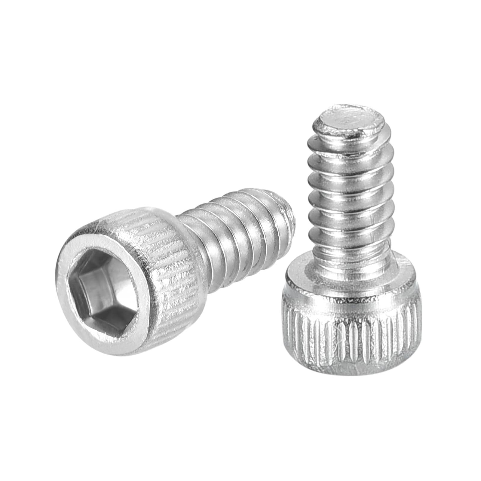 uxcell Hex Socket Bolts (#6-32x1/4"), 304 Stainless Steel Hex Socket Drive Screw, Silver Tone, 100 Pcs โ image 1