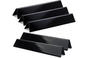 LPTNFRTN 15.3 Inch Flavorizer Bars 5 Packs for Weber Spirit 300 Series Spirit II 300 Series Spirit E/S 310 E/S 320 E/S 330 7636 Gas Grill Porcelain Enameled Steel Seasoning Stick Barbecue Accessories