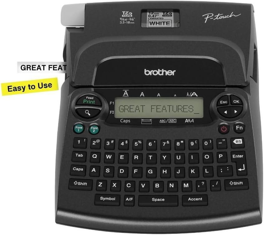 brother p touch label maker shorten label length