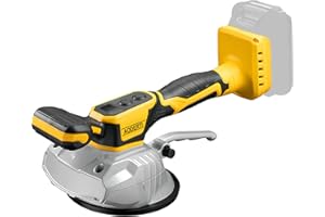 Cordless Tile Vibration Leveling Machine for DEWALT 20V Max Battery, AODERTI Tiler Vibrator Tool with 8 Adjustable Speed, Suction Cup, Digital Display and Lock Design for Tile, Floor, Wall (Tool Only)