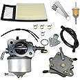 Cylinman Carburetor with Fuel Pump Fit for EZGO Golf Cart Gas Car 350cc Robin TXT Medalist 4-Cycle Workhorse ST350 Carb 17559 72558G01 72558G05 72840G02 Red Hawk CARB-016A 520-184 72021-G01