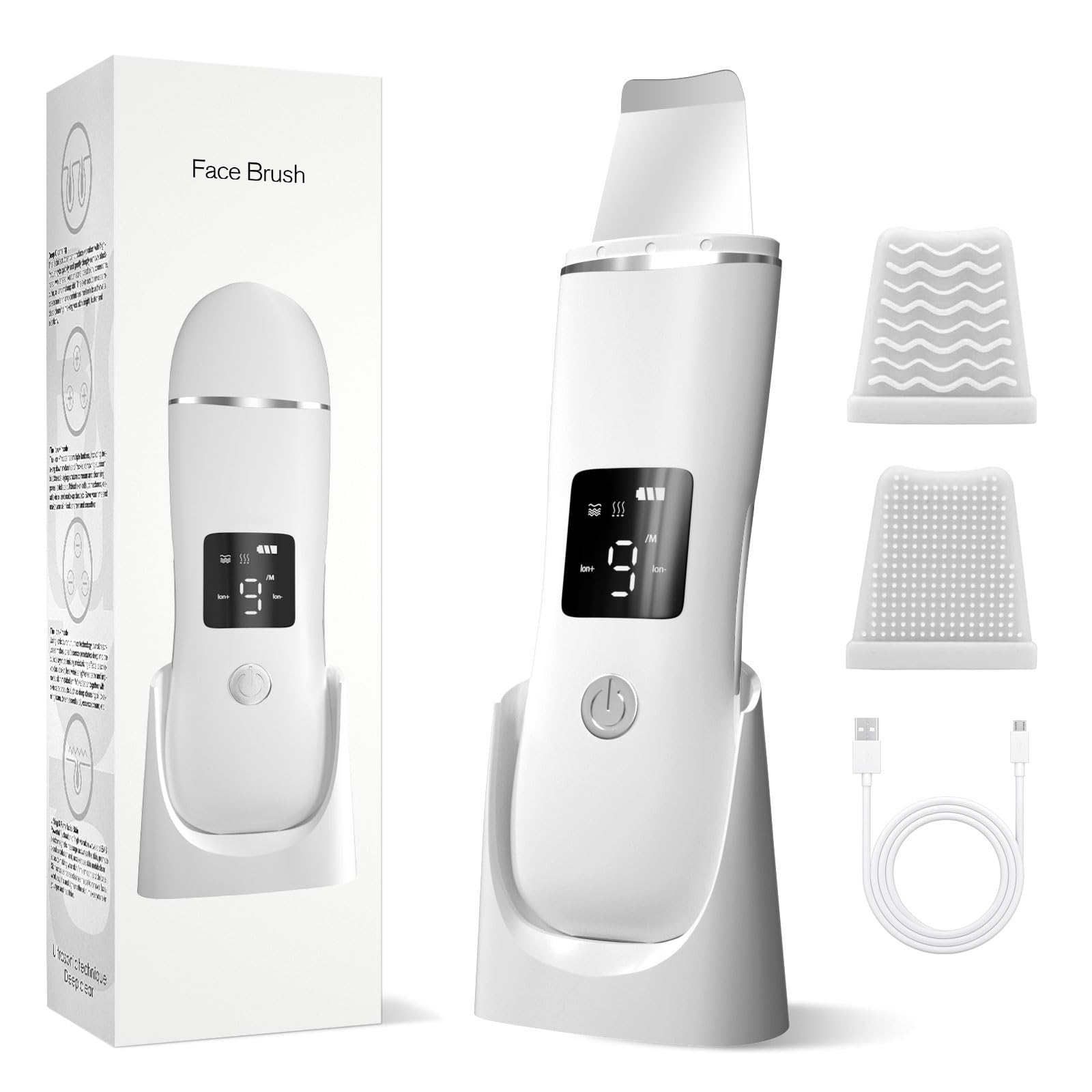 Photo 1 of *Untested*
Face Scrubber Skin Spatula - Blackhead Remover with 4 Modes, Pore Extractor Face Spatula Deep Cleansing for Facial Skincare Women Gift