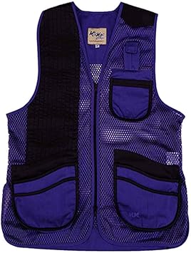 Amazon Co Jp Peregrine Mizmac レディース メッシュベスト 本革パッド パープル 右手用 Lサイズ スポーツ アウトドア