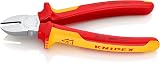 KNIPEX Diagonal Cutter 180 mm Chrome Vanadium VDE Precision Cutting view 3