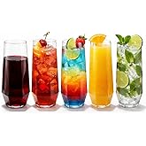 Oojami 48 Pack Plastic Stemless Wine Glasses 9 oz, Diamond Unbreakable BPA-Free Disposable for Champagne, Cocktails, Weddings, Parties (Clear)