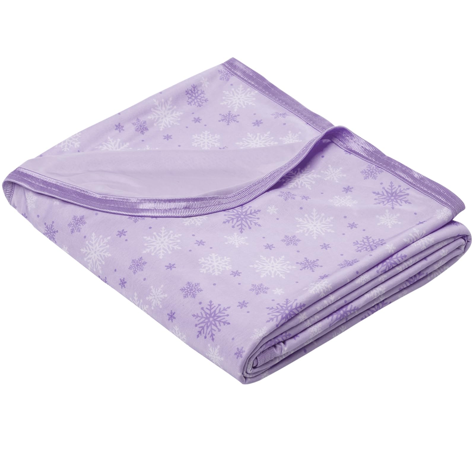 OIGAE Cooling Blanket for Hot Sleepers - Soft & Lightweight Summer Cold Blanket for Night Sweats | Perfect for Bed, Couch, Sofa (Purple, California King 96" x 102") Image