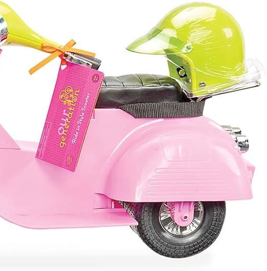 our generation scooter and helmet