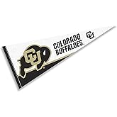 Colorado Buffaloes White Pennant Banner Flag