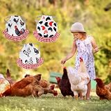Fdit Hen Saddle Apron Chicken Feather Protector Rooster Claw Guard Elastic Fit view 5