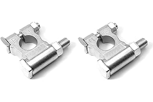 Recoil ZB1 Military Spec Battery Terminal Top Post Set, for Car, Truck, Boats, RV, Vessels, One Pair Battery Clamps