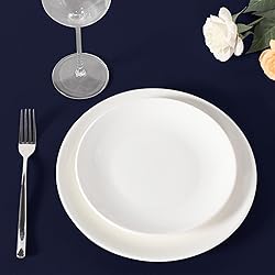 sancua Round Tablecloth 120 Inch Diameter, 8 Pack
