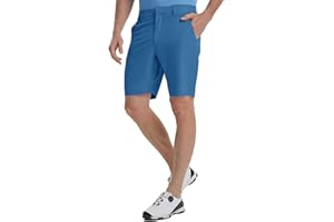 M MAELREG Mens Golf Shorts 7"/9" Lightweight Quick Dry Water-Resistant Stretch Waistband Flat Front Casual Mens Dress Shorts