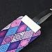 Lizimandu PU Leather Luggage Tags Suitcase Labels Bag Travel Accessories - Set of 2(Diamond_Bohemia)