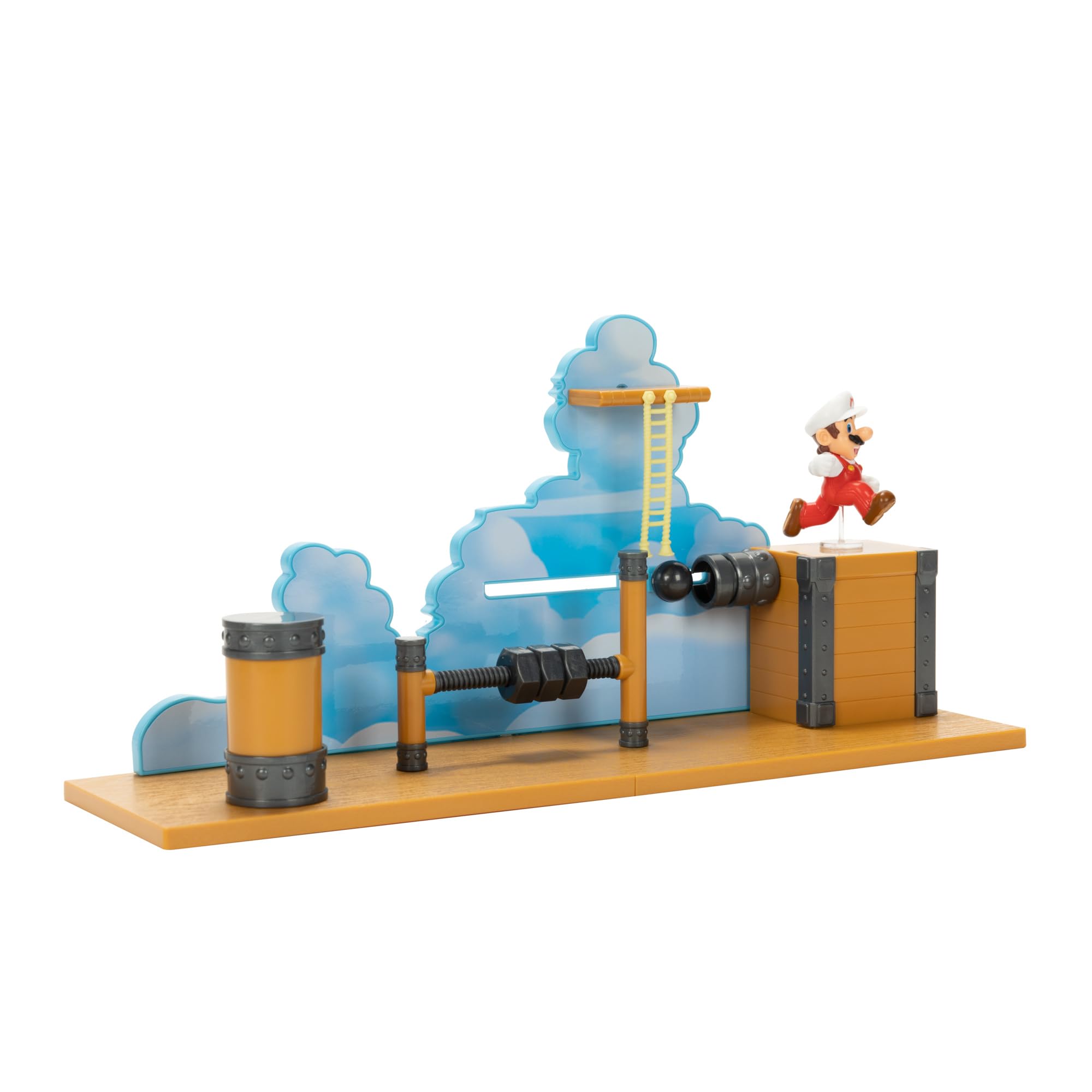 Mua Super Mario Deluxe 2.5in Bowser's Air Ship Playset with Fire Mario ...