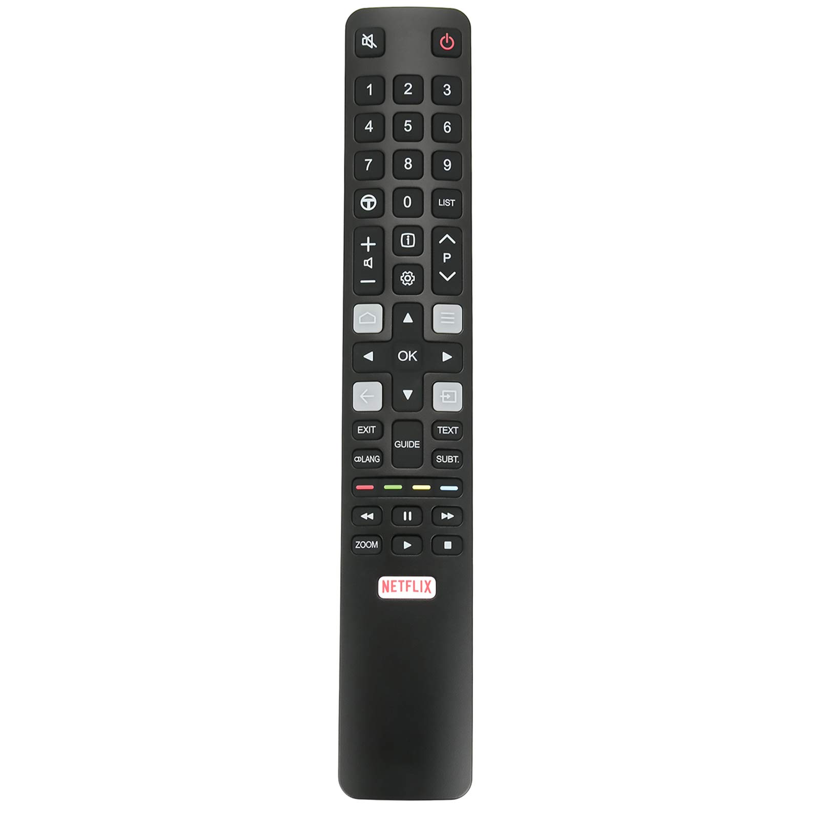 VINABTY ARC802N YUI1 Remote Control Fit for TCL LED TV U55C7006 32ES560 U43P6046 50DP660 50EP640 43EP640 55EP640 65EP640 50EP660 55EC780 43EP660 32S615 55QLED800 U49C7006 32ES580 75EP660 65DP660
