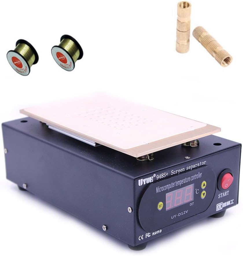 Newest Build-in Pump Vacuum UYUE 948S+ LCD Separator Machine Screen Repair Machine Kit for iPhone for Samsung