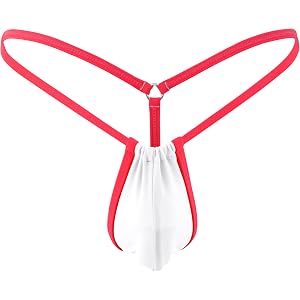 SHERRYLO Men Bigbulge String Jockstrap Men's Underwear Thongs and G-strings Thong Sexy for Man Mens Jockstraps Mankinis