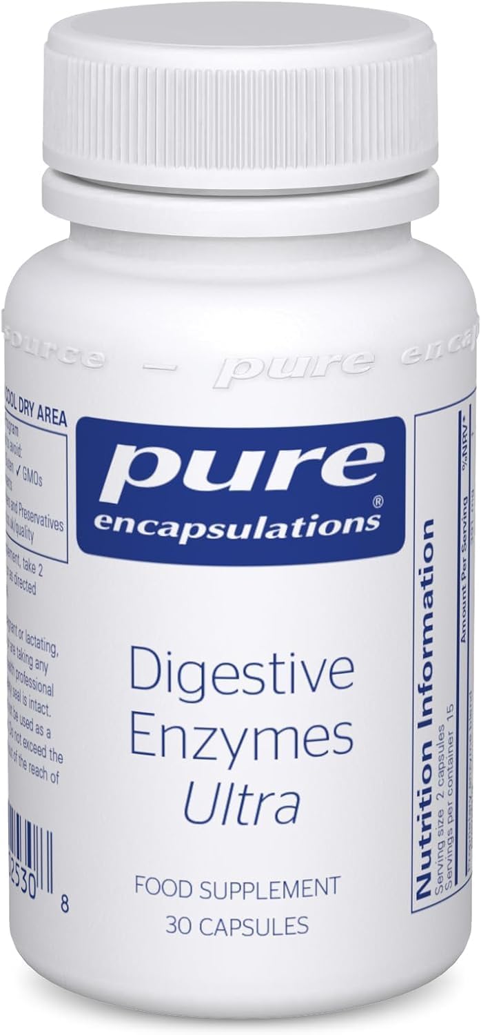 Pure Encapsulations Digestive Enzymes Ultra - Broad Spectrum 30 Caps