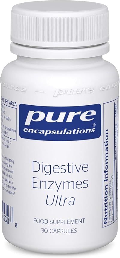 Pure Encapsulations Digestive Enzymes Ultra - Broad Spectrum 30 Caps