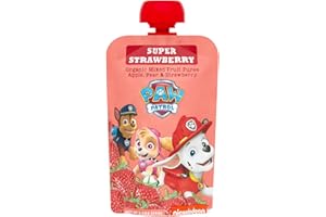 PUMPKIN TREE Paw Patrol Super Strawberry Organic Mixed Fruit Squeeze Pouch, 3.5 Ounce (Pack of 10)