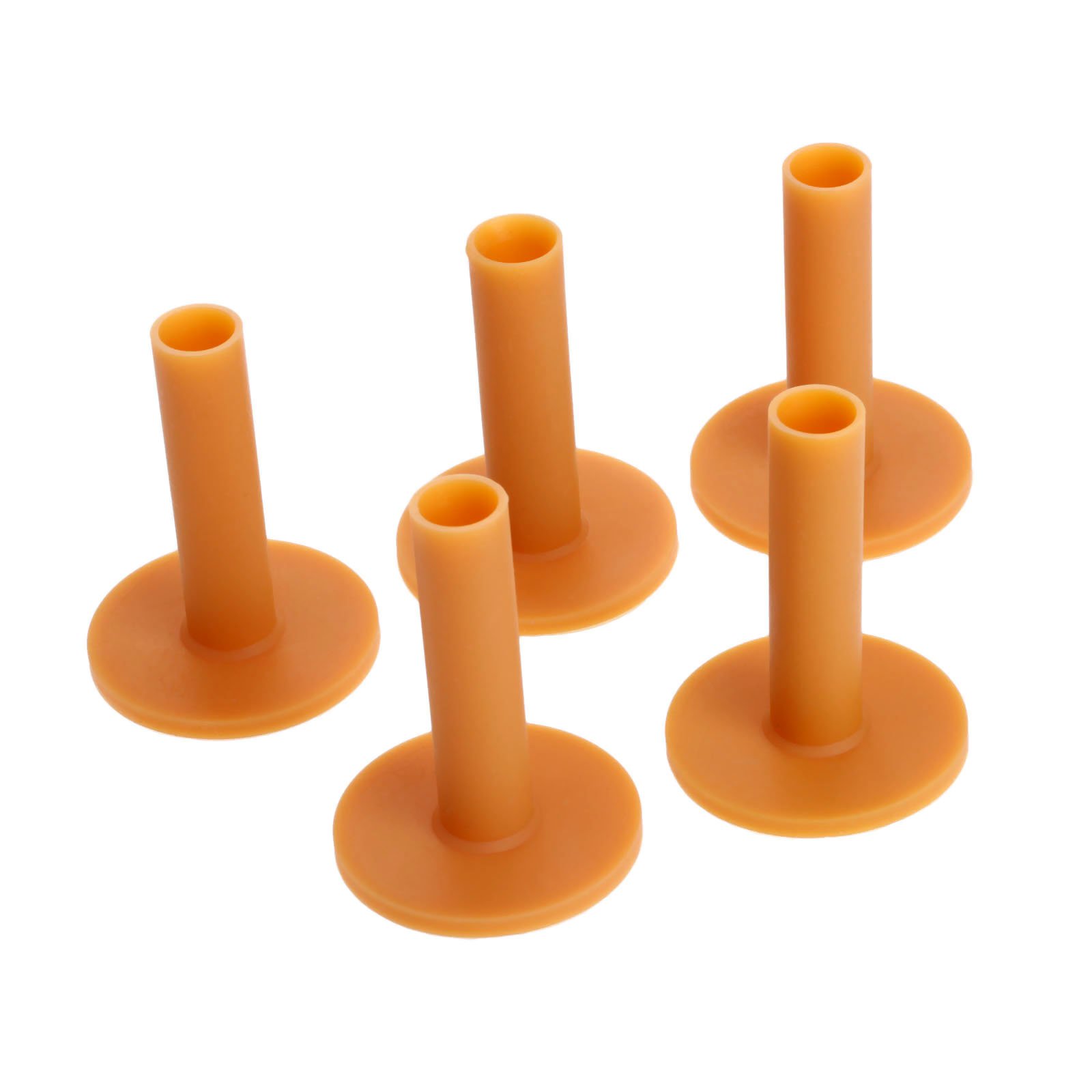 MUXSAM 5PCS Golf Rubber Tees 70mm/2.76", Golf Training Tee for Practice Mat Range Top Holder fit Indoor Outdoor