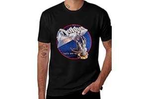 FHDGBMNB Mens T-Shirt Dokken Metal Band Short Sleeve Tee Shirt Loose Fit Crewneck Gym Athletic Top