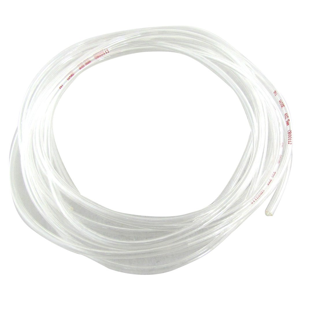 sourcing map Transparent 4 Meters 13.1Ft 4mm x 2.5mm Pneumatic Polyurethane Air Hose Tube