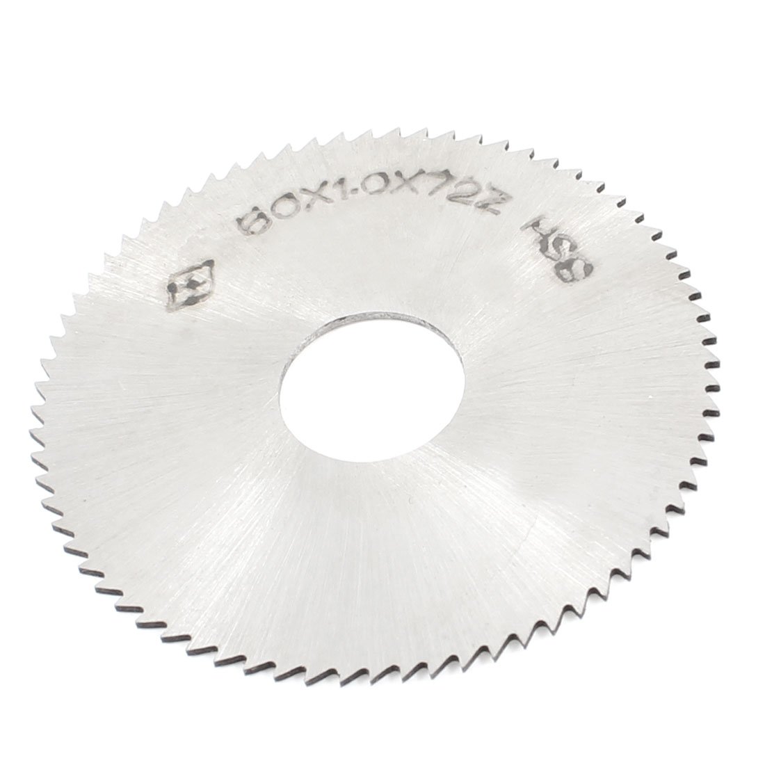 Sourcingmap Silver Tone HSS 72T 60mm x 1.0mm x 16mm Slitting Saw Blade