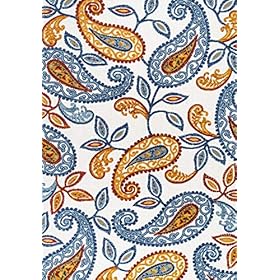 JONATHAN Y AMC102B-4 Julien Paisley High-Low Indoor Outdoor Area-Rug Bohemian Floral Easy-Cleaning High Traffic Bedroom… 61rSr5f%2BYlL