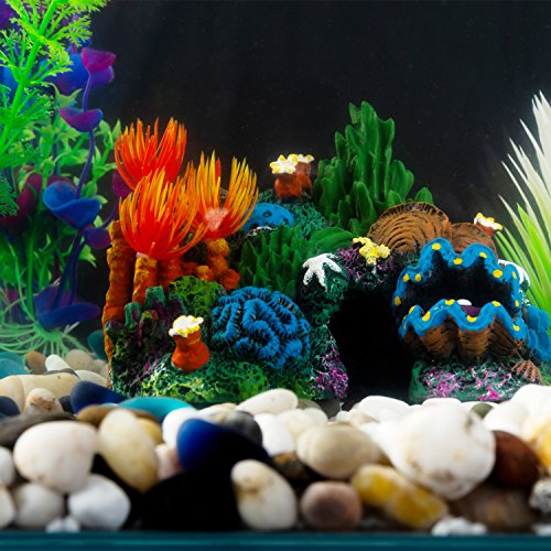 SLSON Aquarium Coral Rock Decoration Vivid Mountain Cave Environments