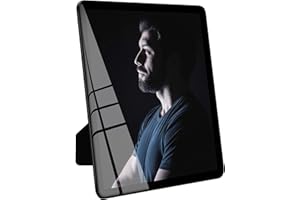 Bluesun 8x10 Picture Frame Black Standing can be Vertical and Horizontal - Real Glass Frames, Cool 8×10 Photo Frame, Wall Frames Gifts for Men Boyfriend Dad Boss and Loved Ones(8x10, Black)