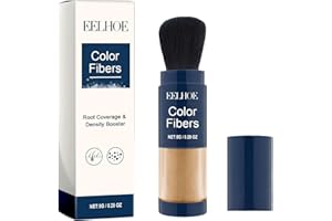 CHONGLIYOU Supersize Color Fibers with Refill Set, Temporary Hair Color for Root Touch Up, Hair Thickening Fibers, Hair Powde