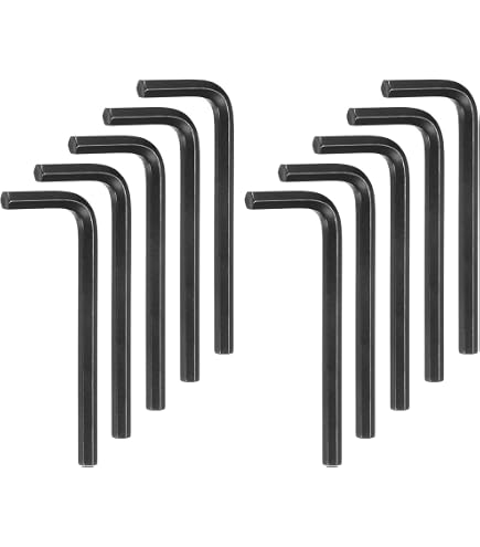 Clé Allen En L à Extrémité Sphérique 3/16" - 2 Pièces En Acier Chrome Vanadium - Pour Vis à Tête Cylindrique, Meubles