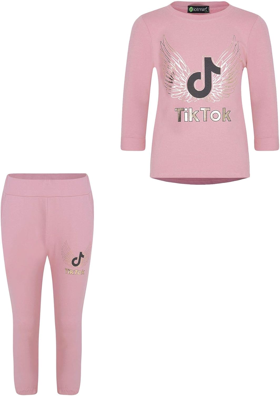 SweatyRocks Mädchen Set 2-tlg - Pullover & Jogginghose Für Mädchen 8-12 Jahre