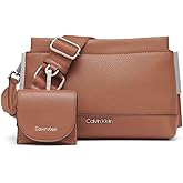 Calvin Klein womens Bianca Triple Compartment Crossbody