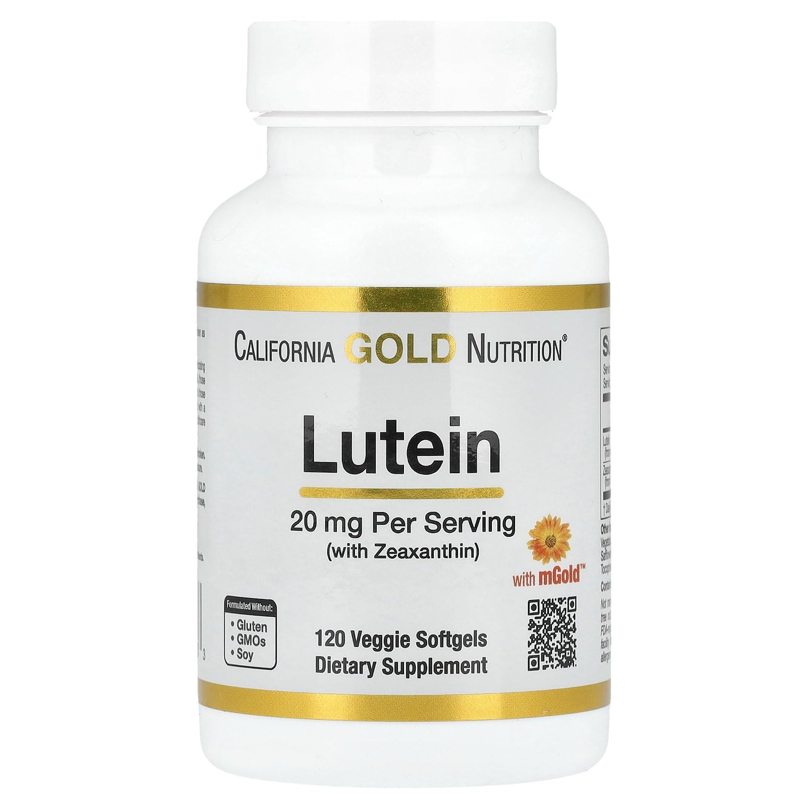 Lutein 20 mg (with Zeaxanthin)