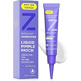 ZitSticka Liquid Pimple Patch for Face and Body, Flexible Coverage, 10ml | Invisible liquid pimple patch for face. Flexible salicylic acid spot cover fits seamlessly under makeup.