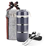 Bento Lunch Box, ArderLive Portable Stainless Steel