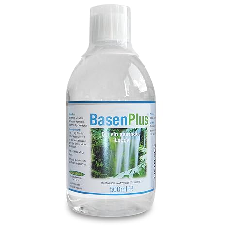 Basisches Wasser - Ivarsson's BasenPlus - Das Säure-Basen-Regulat 500 ml - versandkostenfrei aus Deutschland