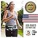 Peak Gear Waist Pack and Water Bottle Belt - Improved Belt Strap - Hydration Fanny Pack for Jogging, Walking or Hiking | Pink