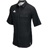 adidas men's climalite modern varsity full button polo