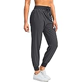 Soothfeel Women's Joggers with Zipper Pockets Lightweight Running Gym Travel Casual Workout Athletic Joggers Pants for Women