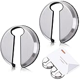 Wine Foil Cutter Tool for Wine Bottles 2 Pack Design Stainless Steel Blades Foil Remover Removes Foil Top Effortlessly Gift for Wine Lovers, Stainless Steel Silver