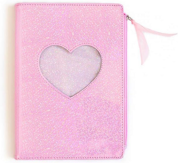 FHOMEY Notebook A5 Kawaii Laser Refillable Planner Notebook Stationery Cute Girl Diary Notebook Notepad Weekly Planner Agenda Journal