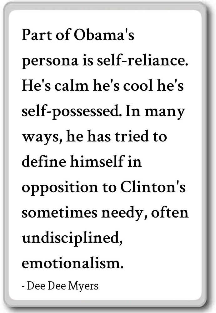 Parte de Obama de la persona es la autonomía. He ... - Dee Dee ...