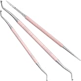 Teenitor Pedicure Tools for Feet, Toenail File and Lifters, Ingrown Toenail Removal Kit Pain Relief (Pink)